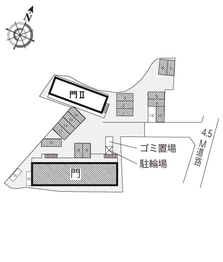 ★手数料０円★高槻市氷室町　月極駐車場（LP）